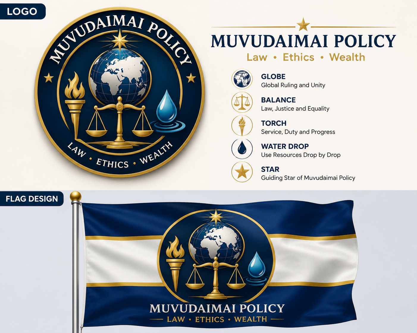 Muvudaimai Policy Logo